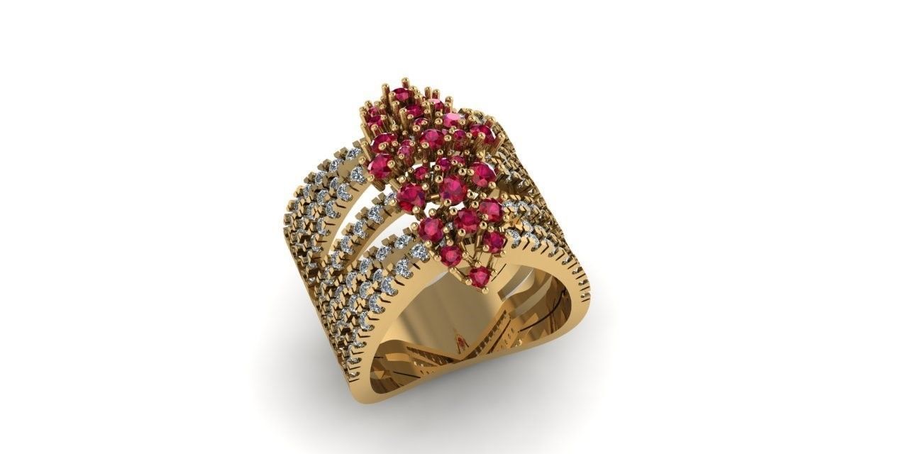 Rings 3D print model_1