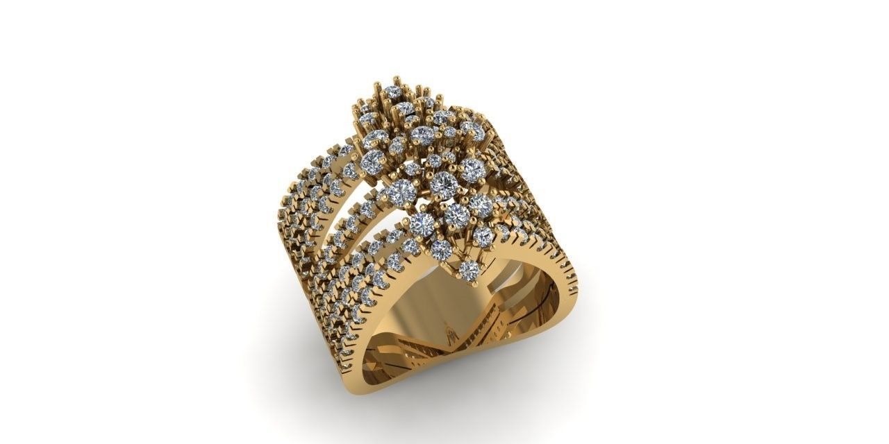 Rings 3D print model_2