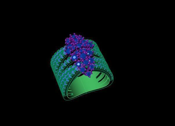 Rings 3D print model_3