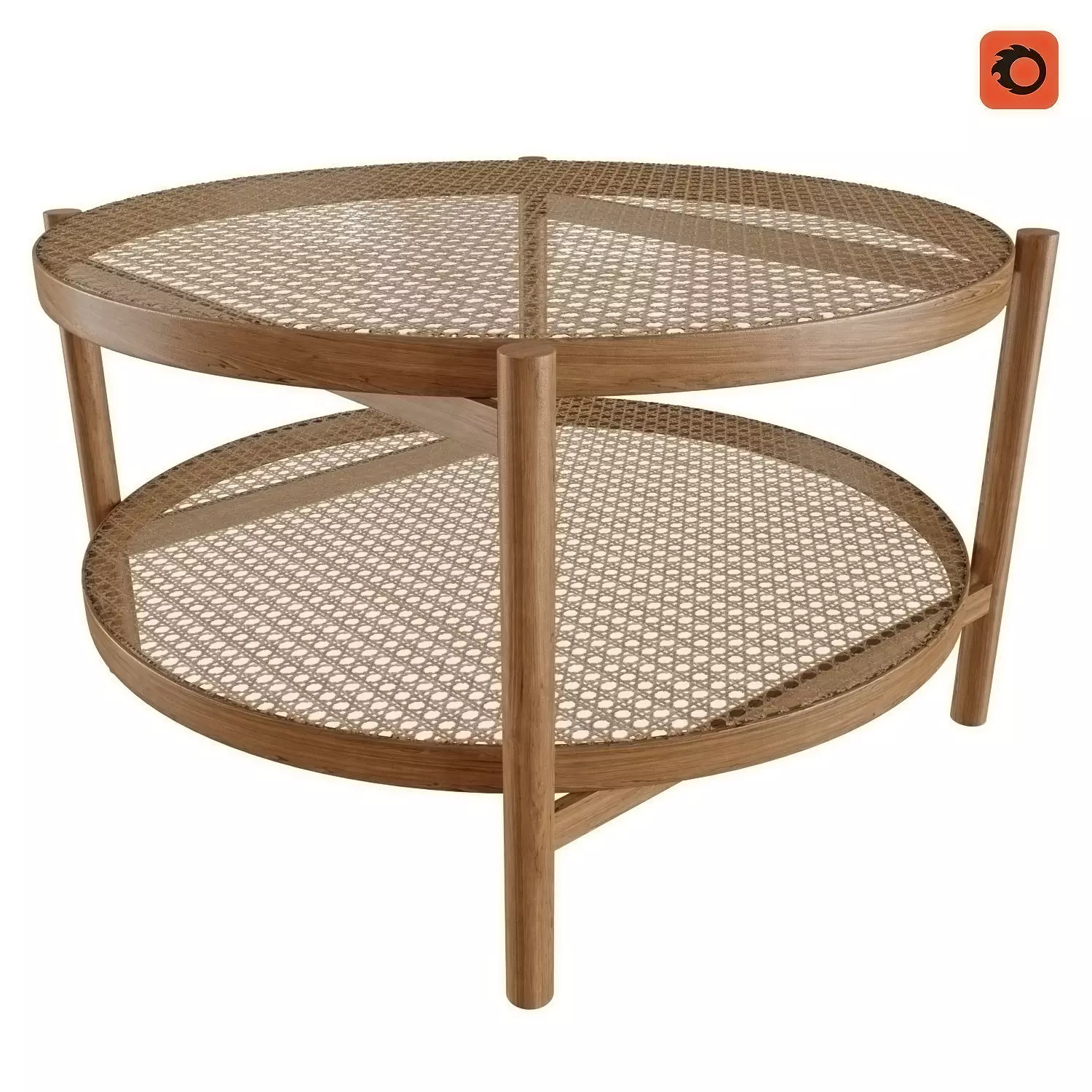 Bastia sofabord 3D model_0