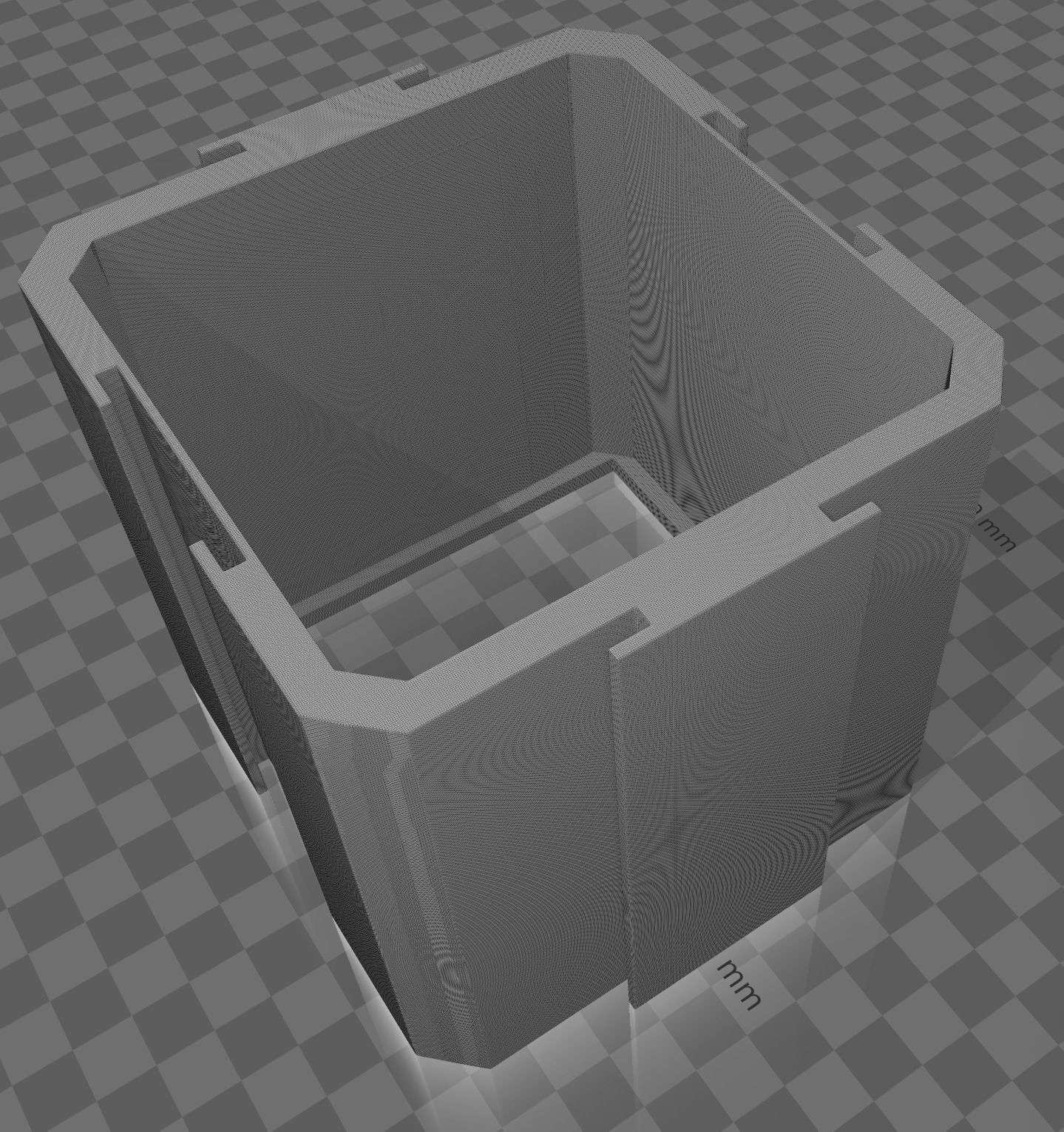 MODULAR DRAWER UNIT 115MM X 105MM X 100MM 3D print model_3