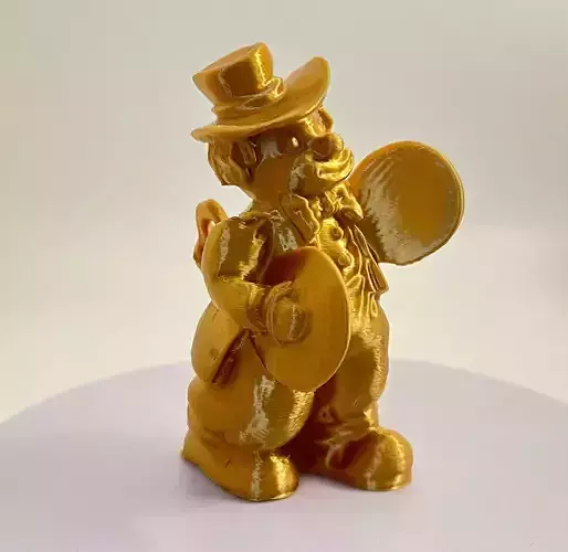 Cymbal clown 3d print 3D print model