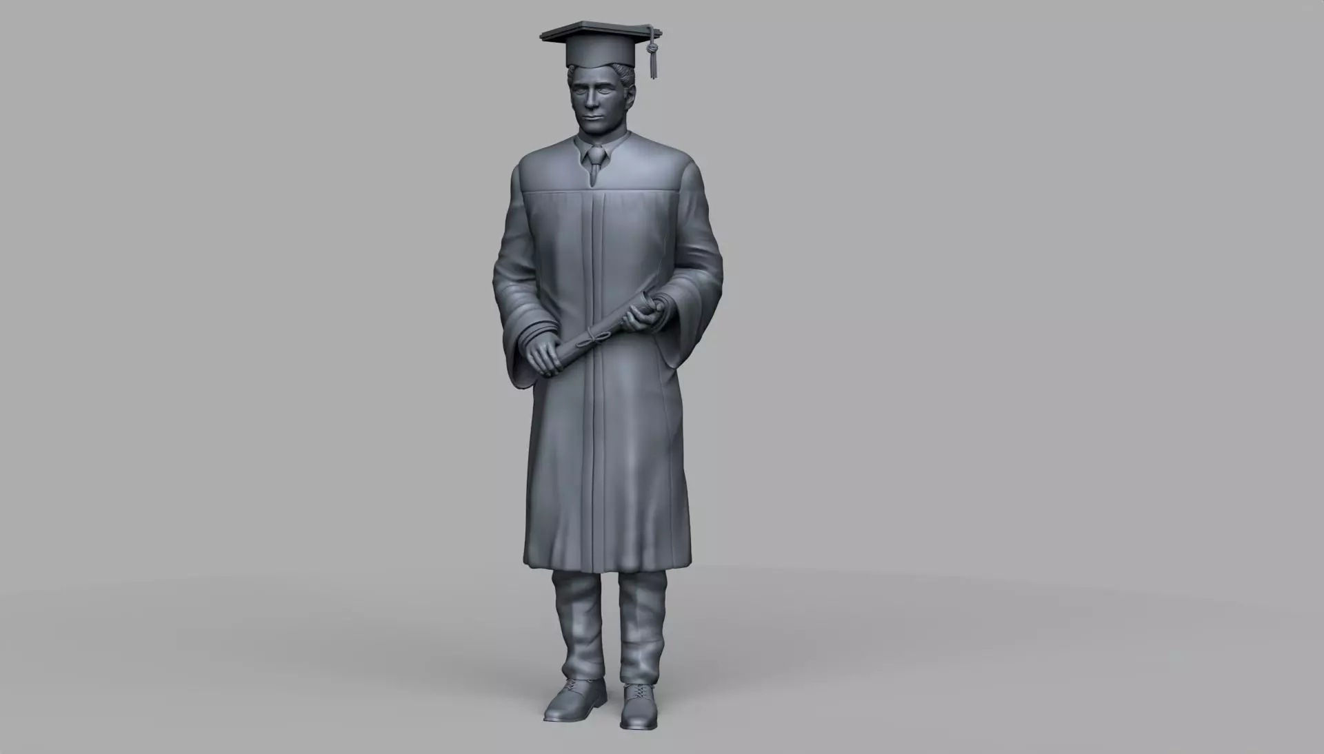 Graduado - Graduated student - Estudiante graduado 3D print model_0