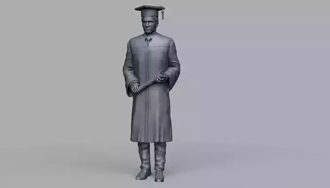 Graduado - Graduated student - Estudiante graduado 3D print model