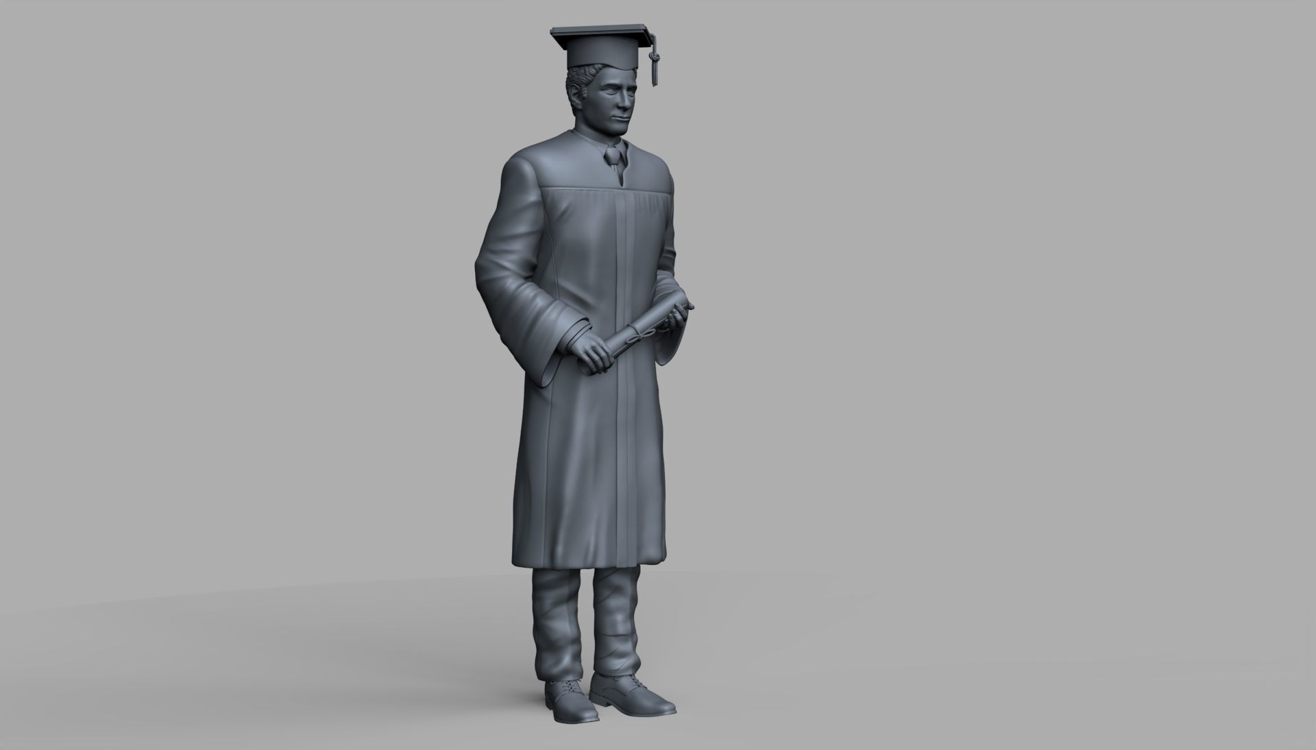 Graduado - Graduated student - Estudiante graduado 3D print model_2