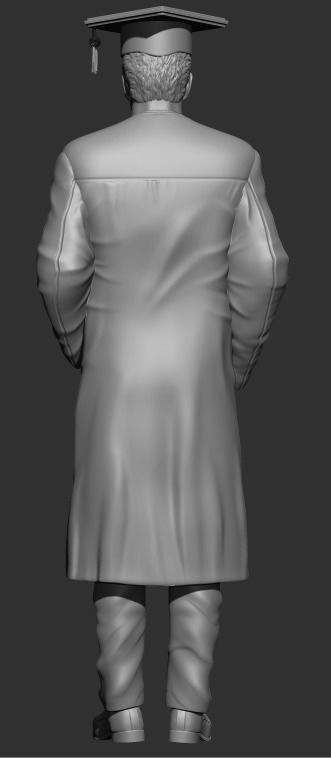 Graduado - Graduated student - Estudiante graduado 3D print model_5