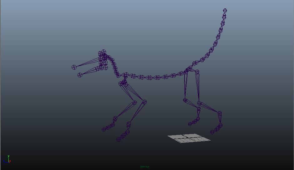 Textured dog Free 3D model_2