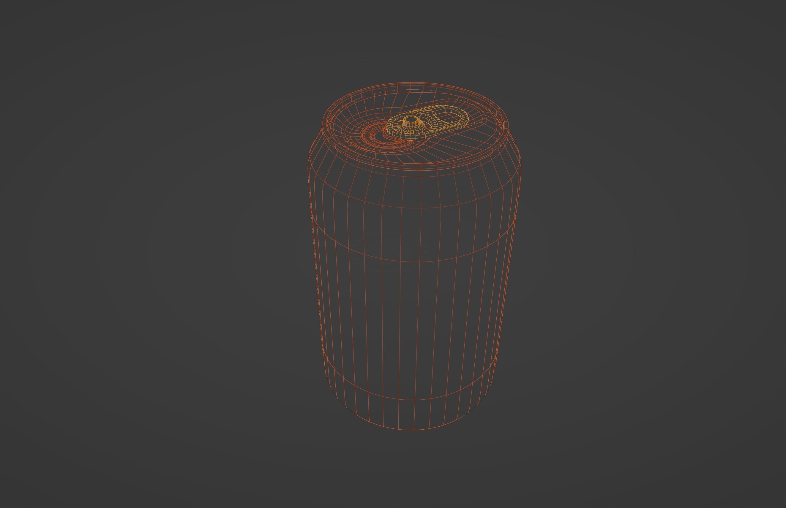 Pepsi Soda Can - Beverage Model Low-poly 3D model_7