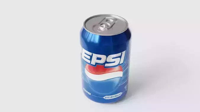 Pepsi Soda Can - Beverage Model
