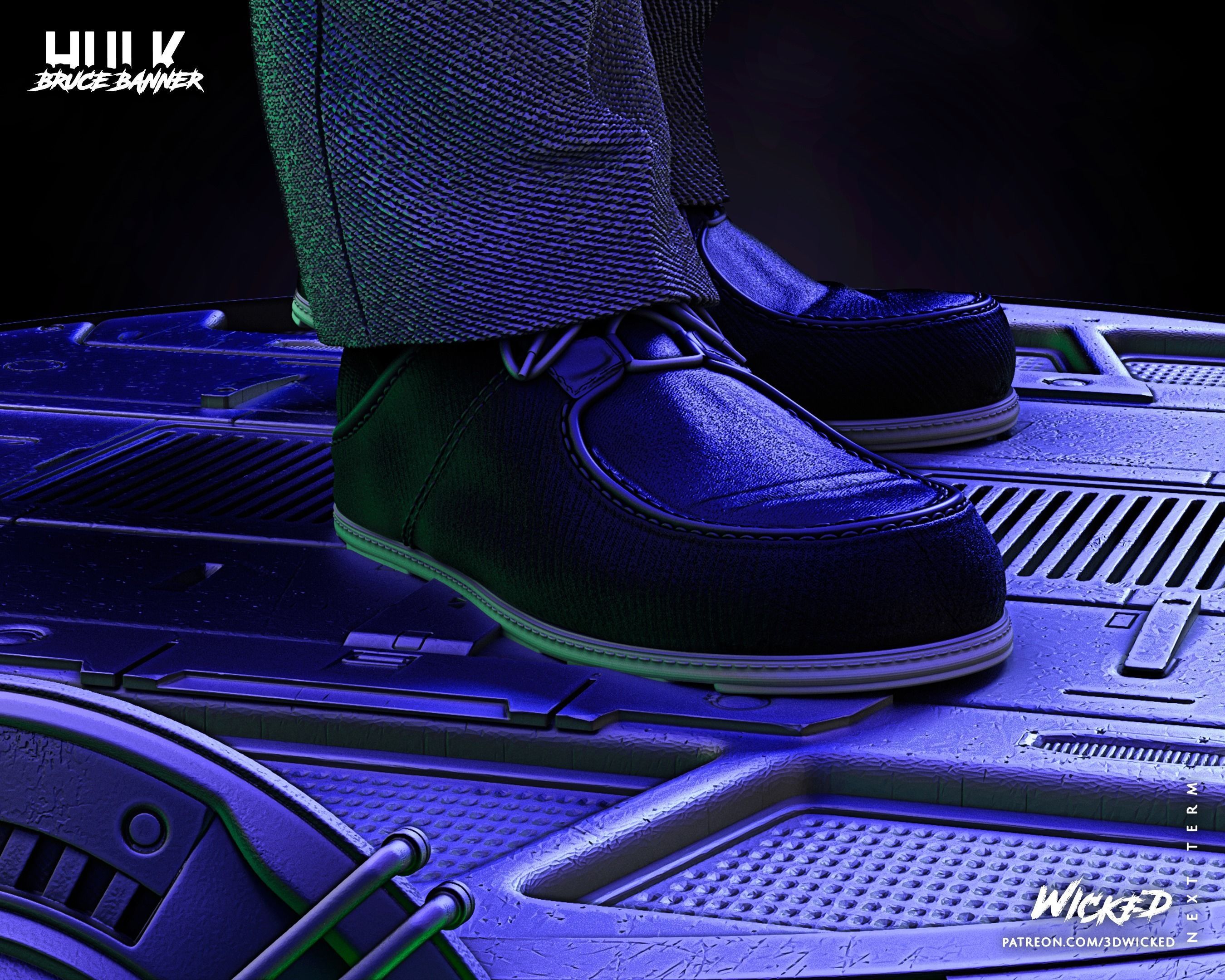 Bruce Banner Sculpture Tested for 3d printing 3D print model_45