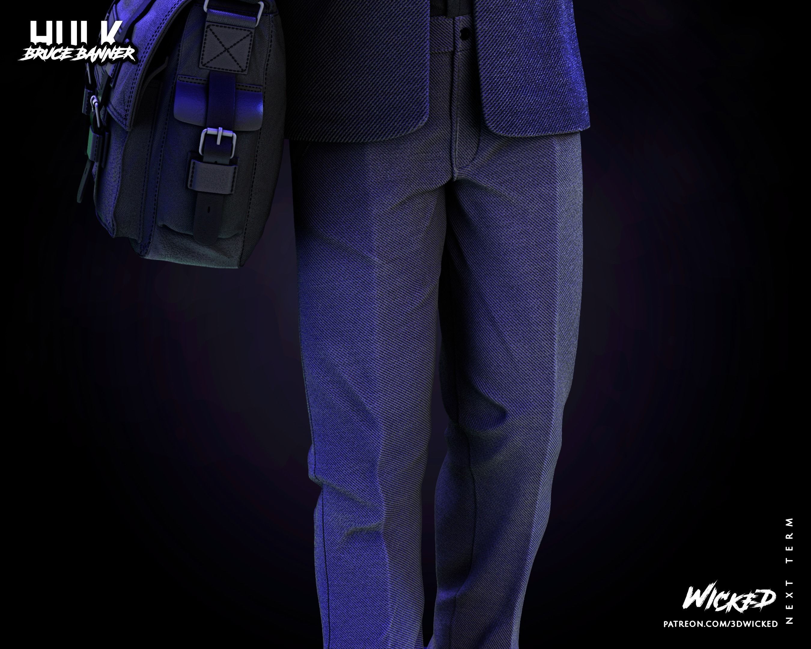 Bruce Banner Sculpture Tested for 3d printing 3D print model_21