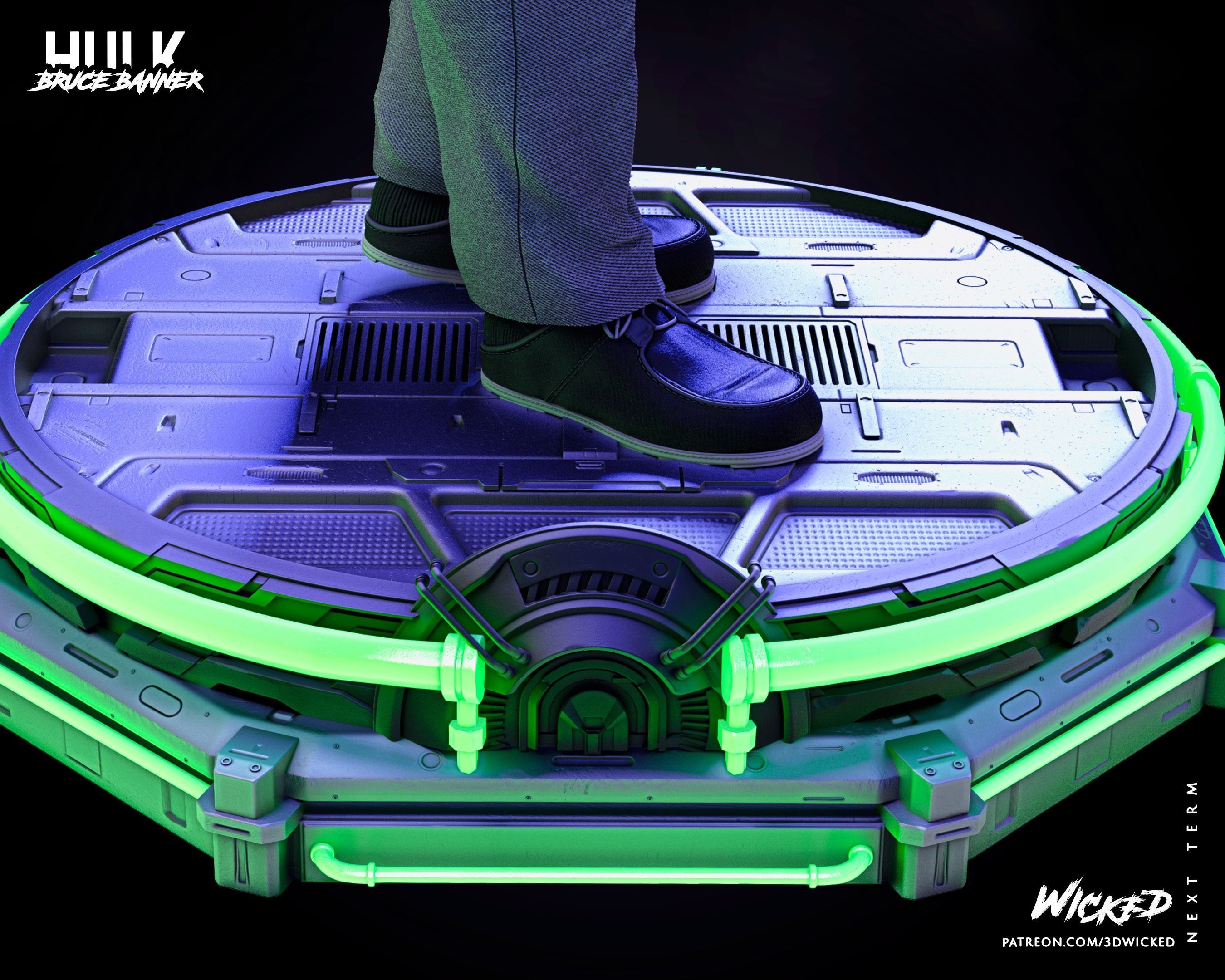 Bruce Banner Sculpture Tested for 3d printing 3D print model_40