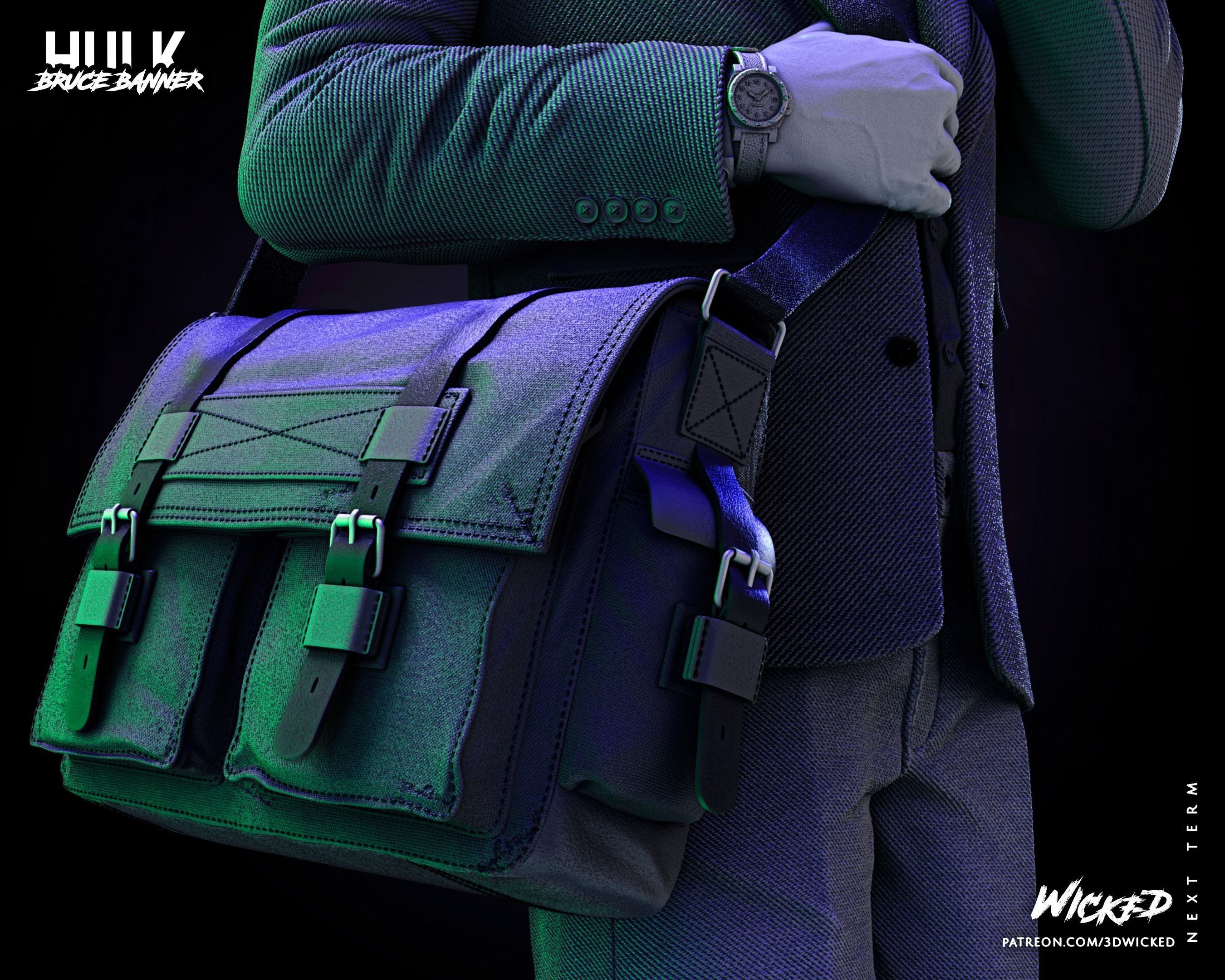 Bruce Banner Sculpture Tested for 3d printing 3D print model_44