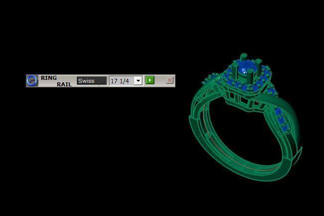 beautifull woman ring 3D print model_14