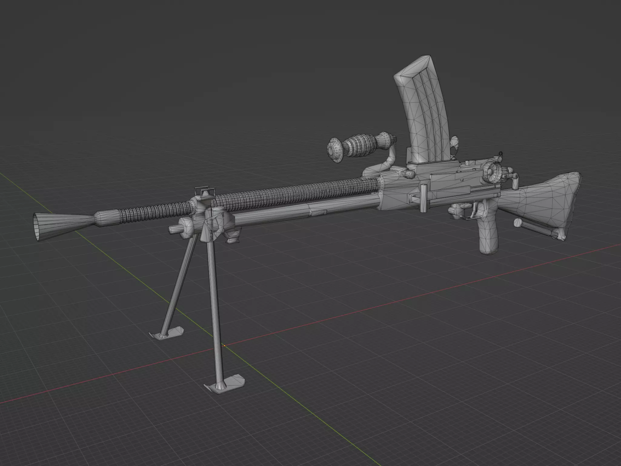 Type 99 LMG 3D model