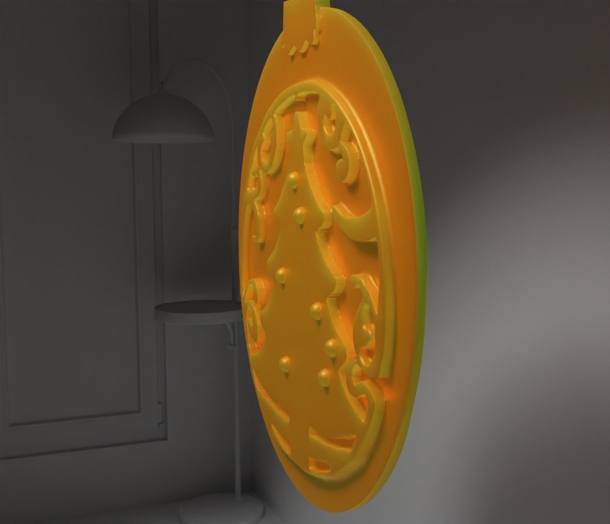 Christmas Tree Ornament - New Year Ornament 3D print model_9