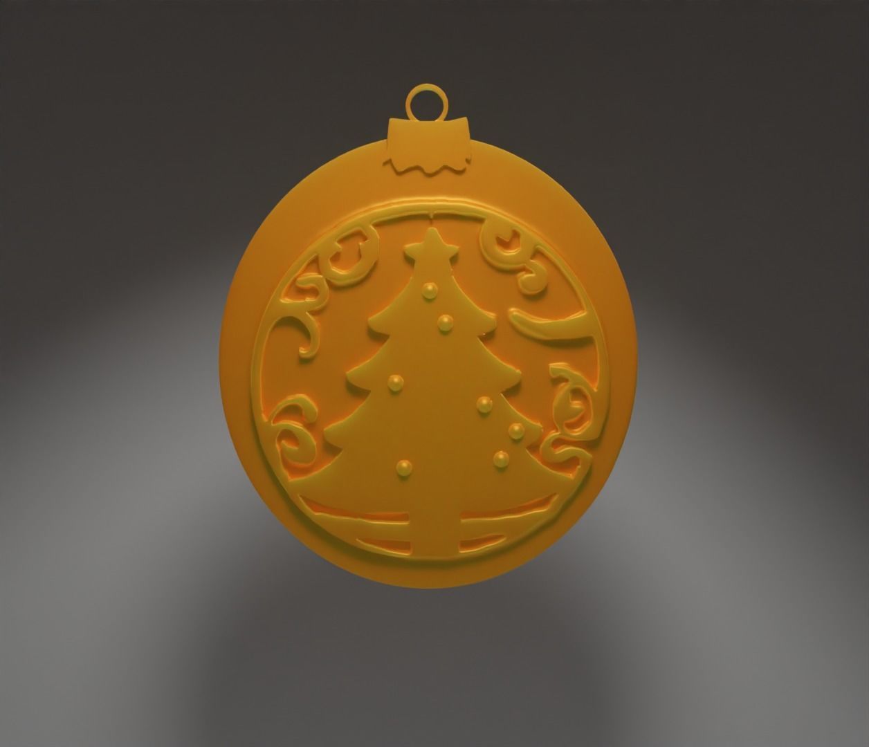 Christmas Tree Ornament - New Year Ornament 3D print model_7