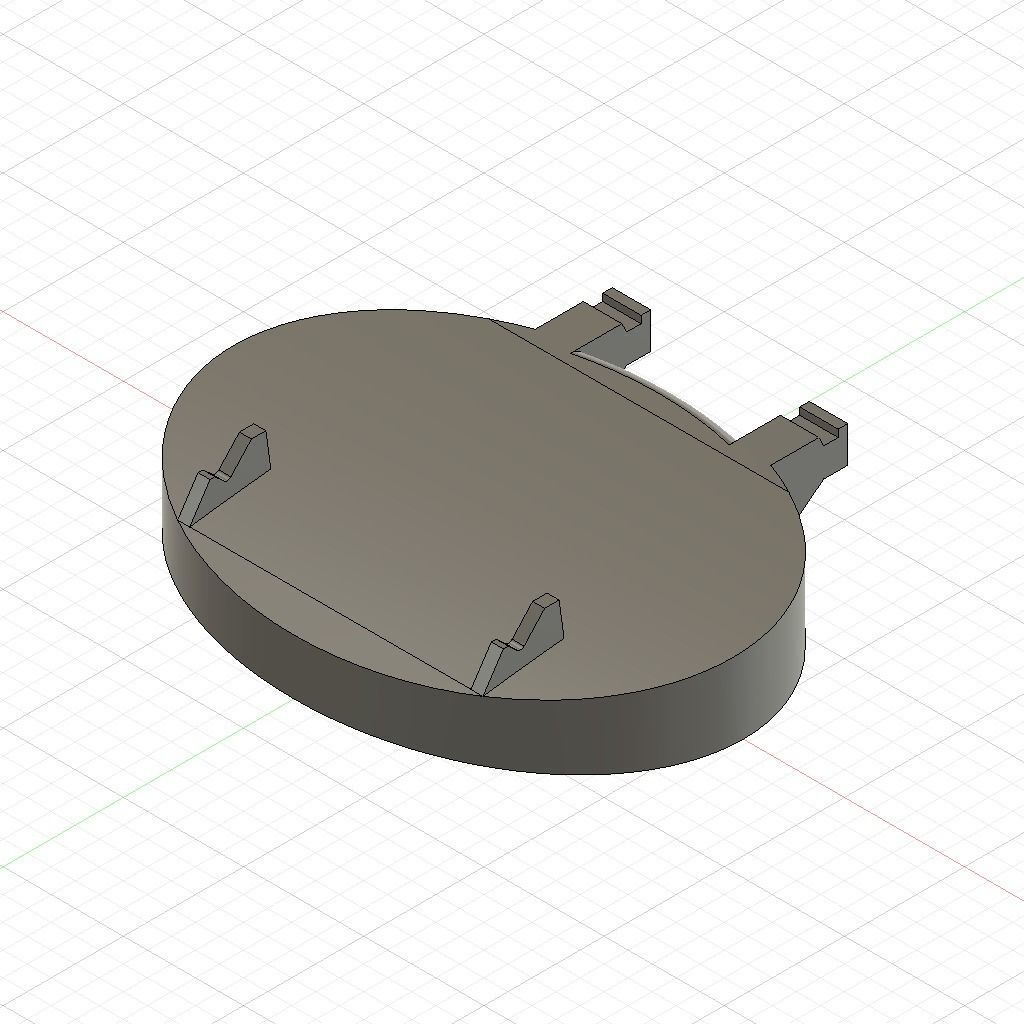 Audi a3 8p headlight cap 3D print model_1