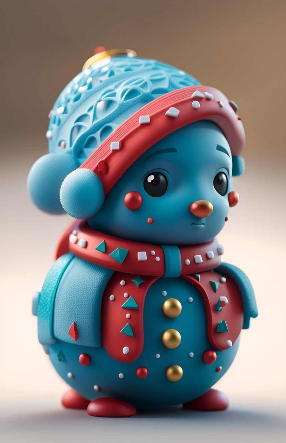 Christmas Tree Ornament  - Santa Claus New Year Ornament  3D print model_23