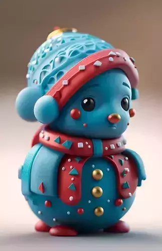 Christmas Tree Ornament  - Santa Claus New Year Ornament  3D print model Christmas Tree Ornament  - Santa Claus New Year Ornament  3D print model