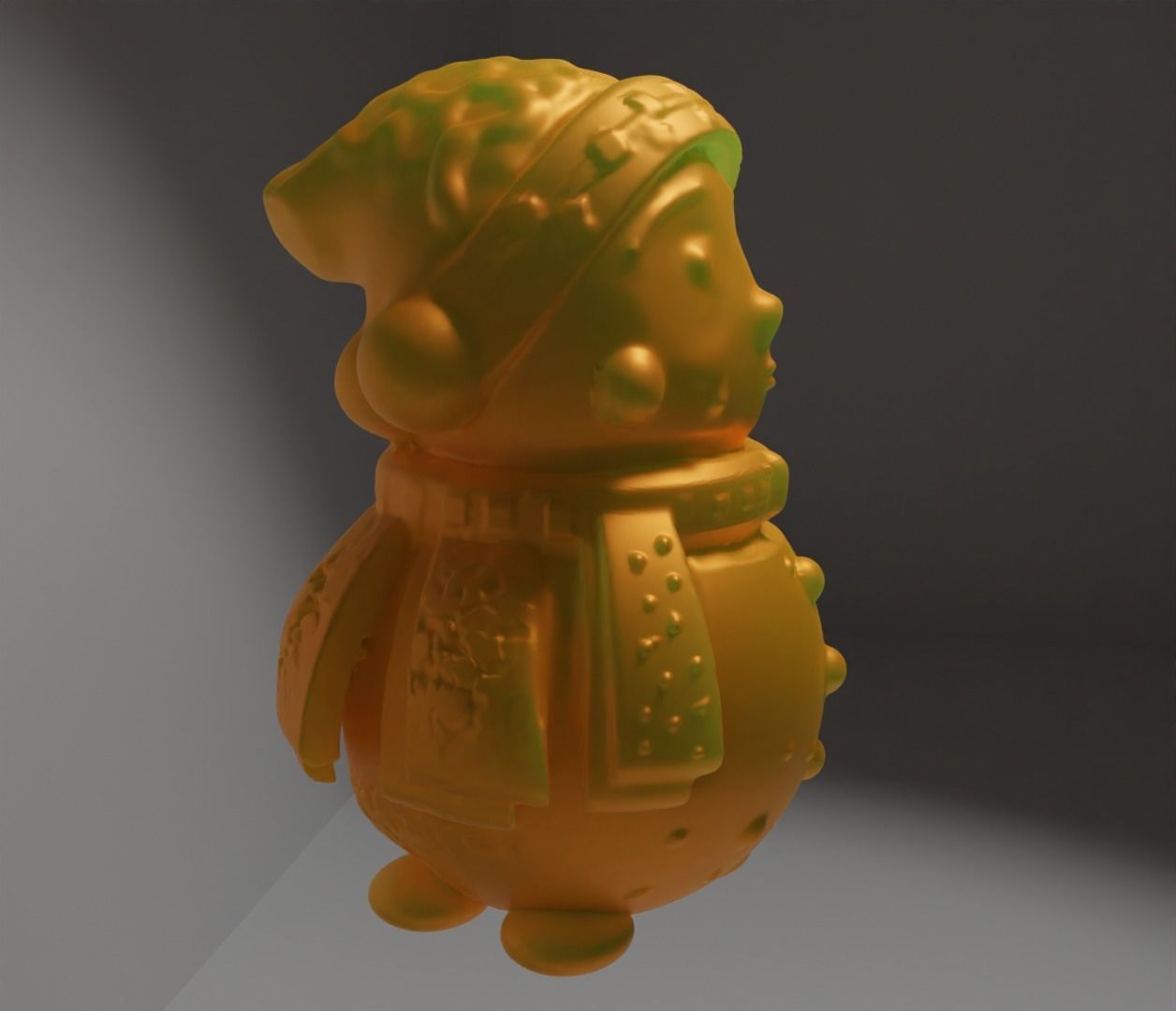 Christmas Tree Ornament  - Santa Claus New Year Ornament  3D print model_10