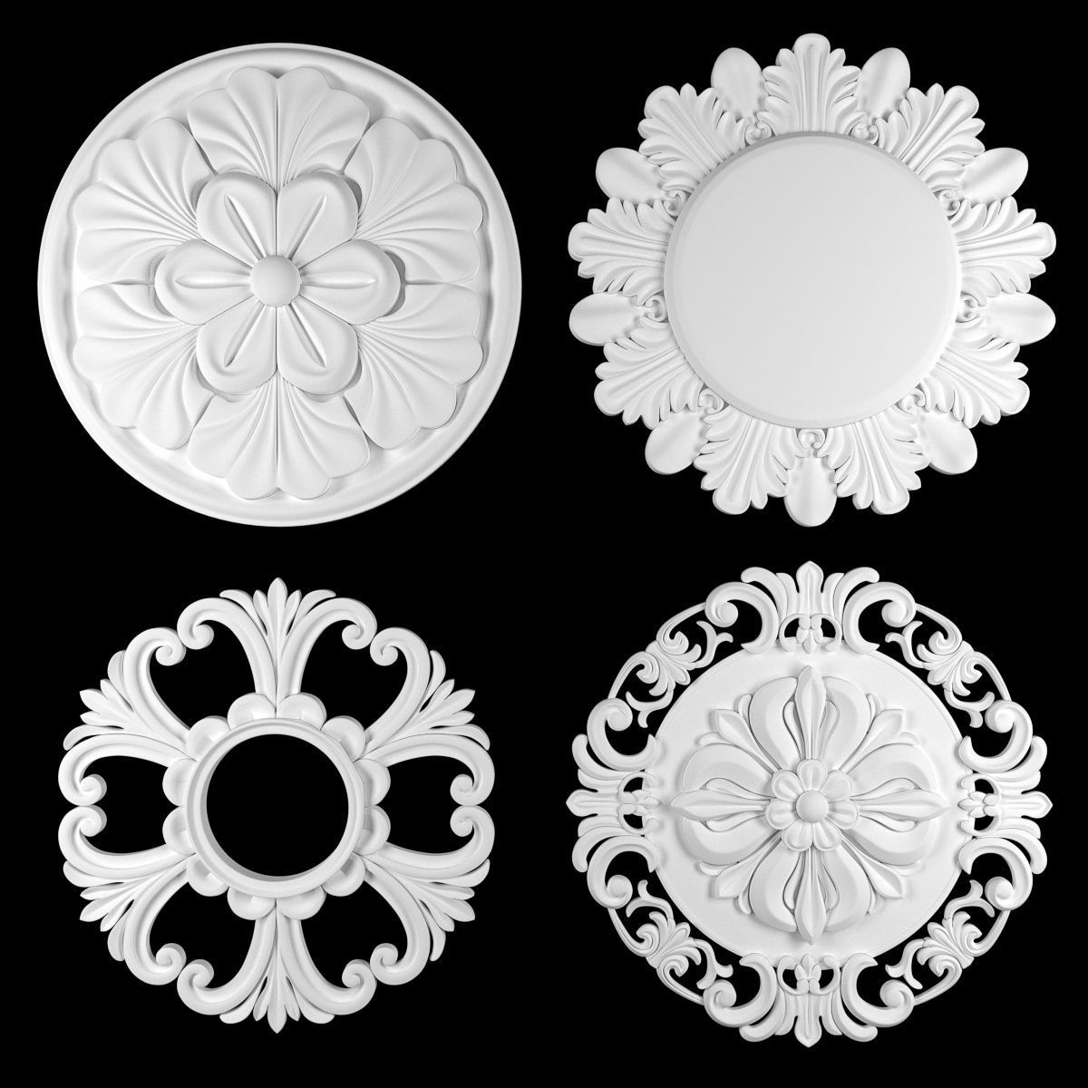 Ornament Element Pack 22 3D model_2