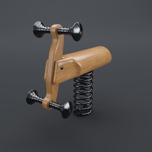 Vedrukiik Single springer NRO102 3D model