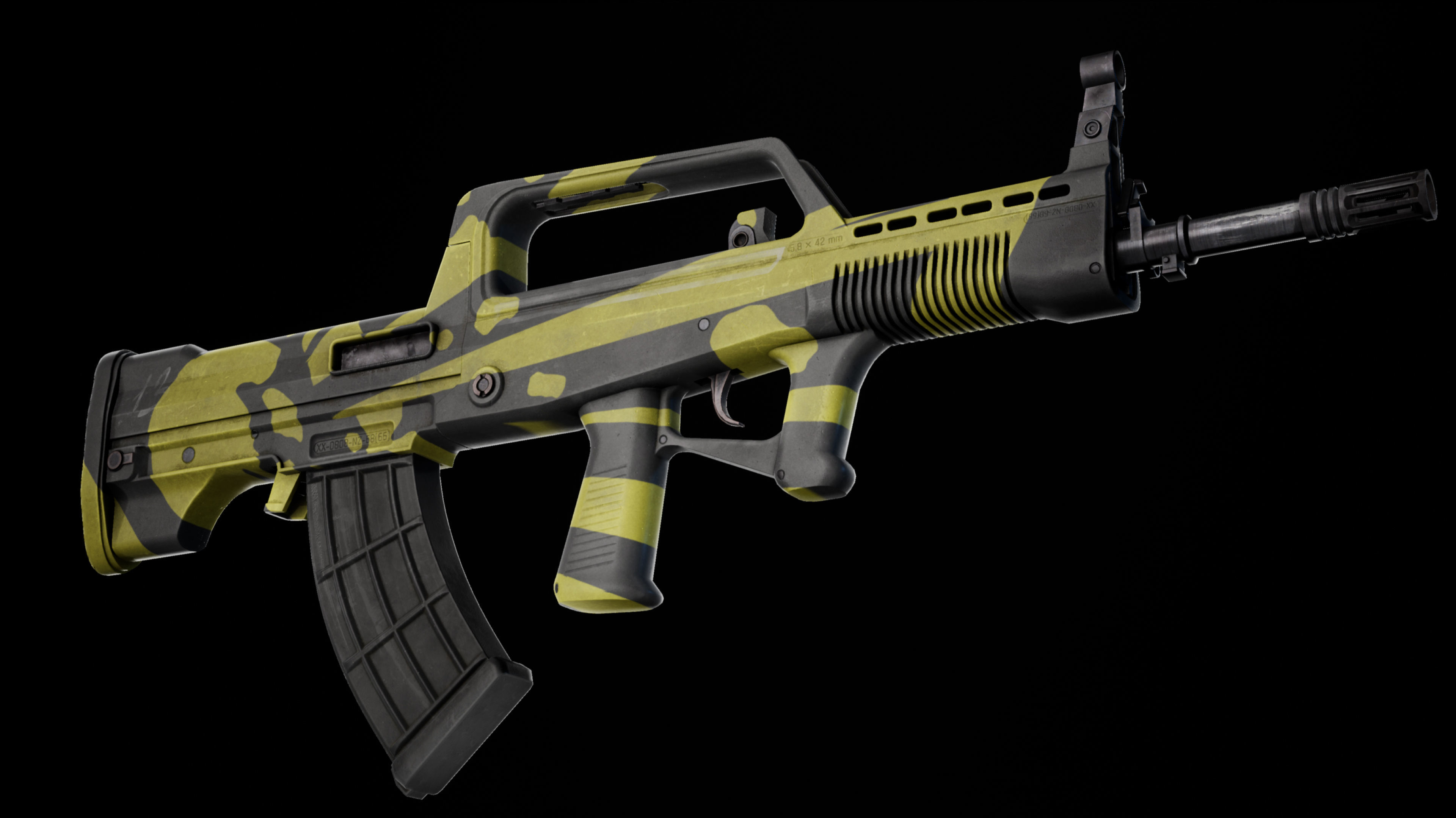 Rifle QBZ-95-1 Low-poly 3D model_30