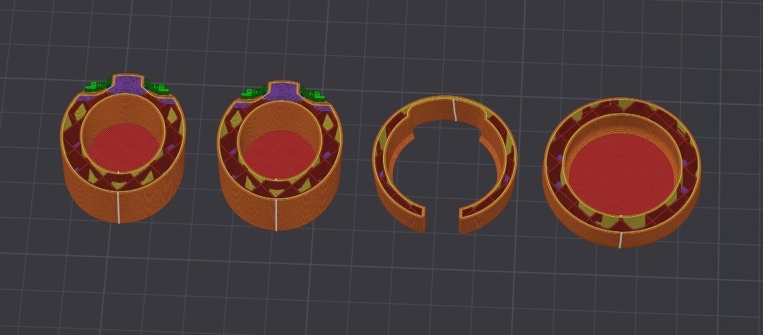 Modern Design Salt and Pepper Shaker 3D print model_10