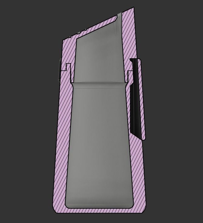 Modern Design Salt and Pepper Shaker 3D print model_14