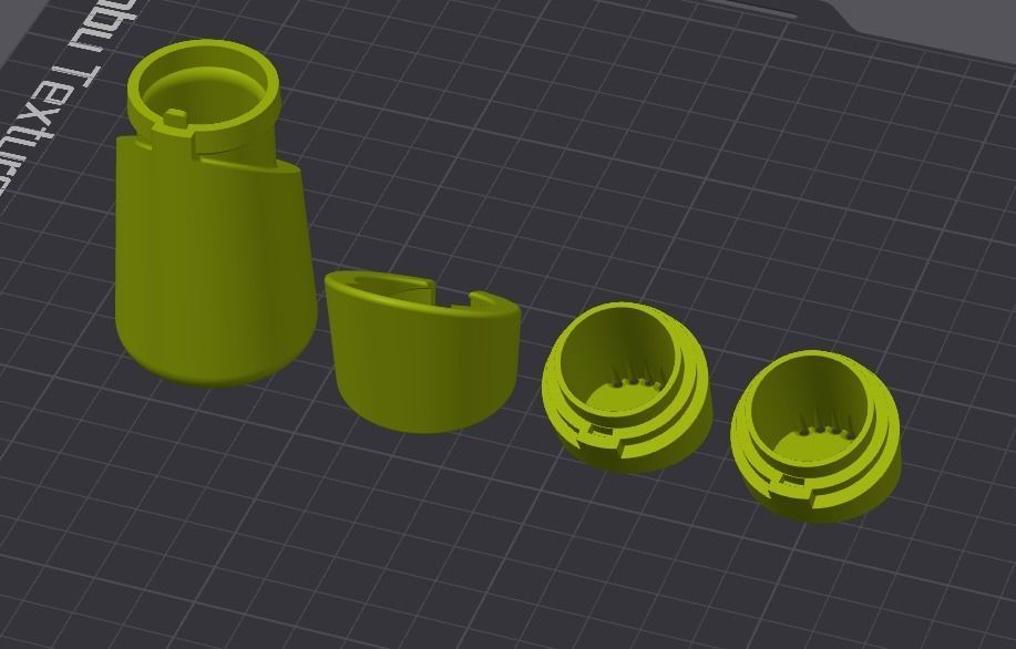 Modern Design Salt and Pepper Shaker 3D print model_16