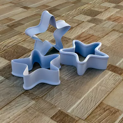 Safe Traditional Cookie Cutter - Star Shape 3D print model