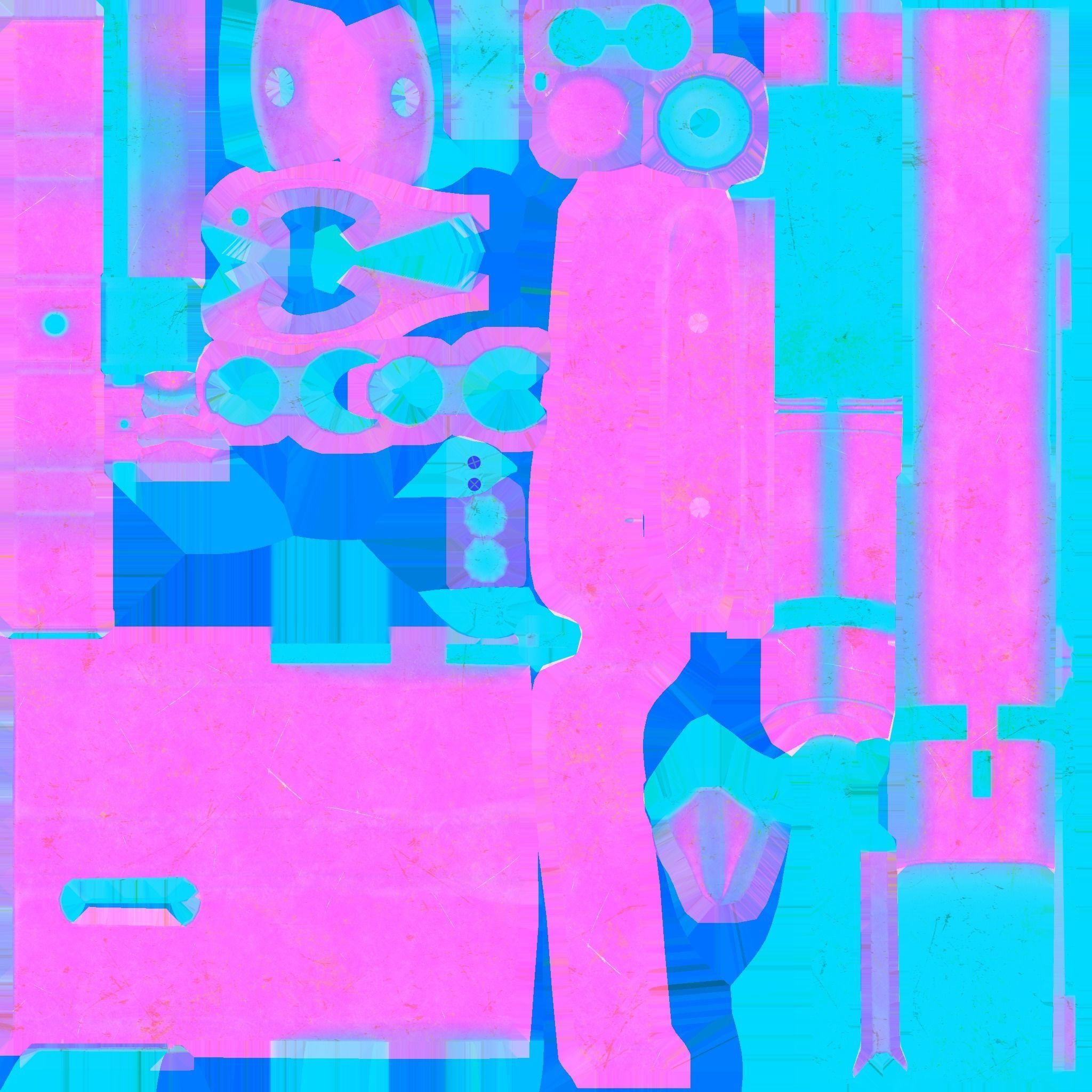 SHOTGUN WEAPON Low-poly 3D model_8