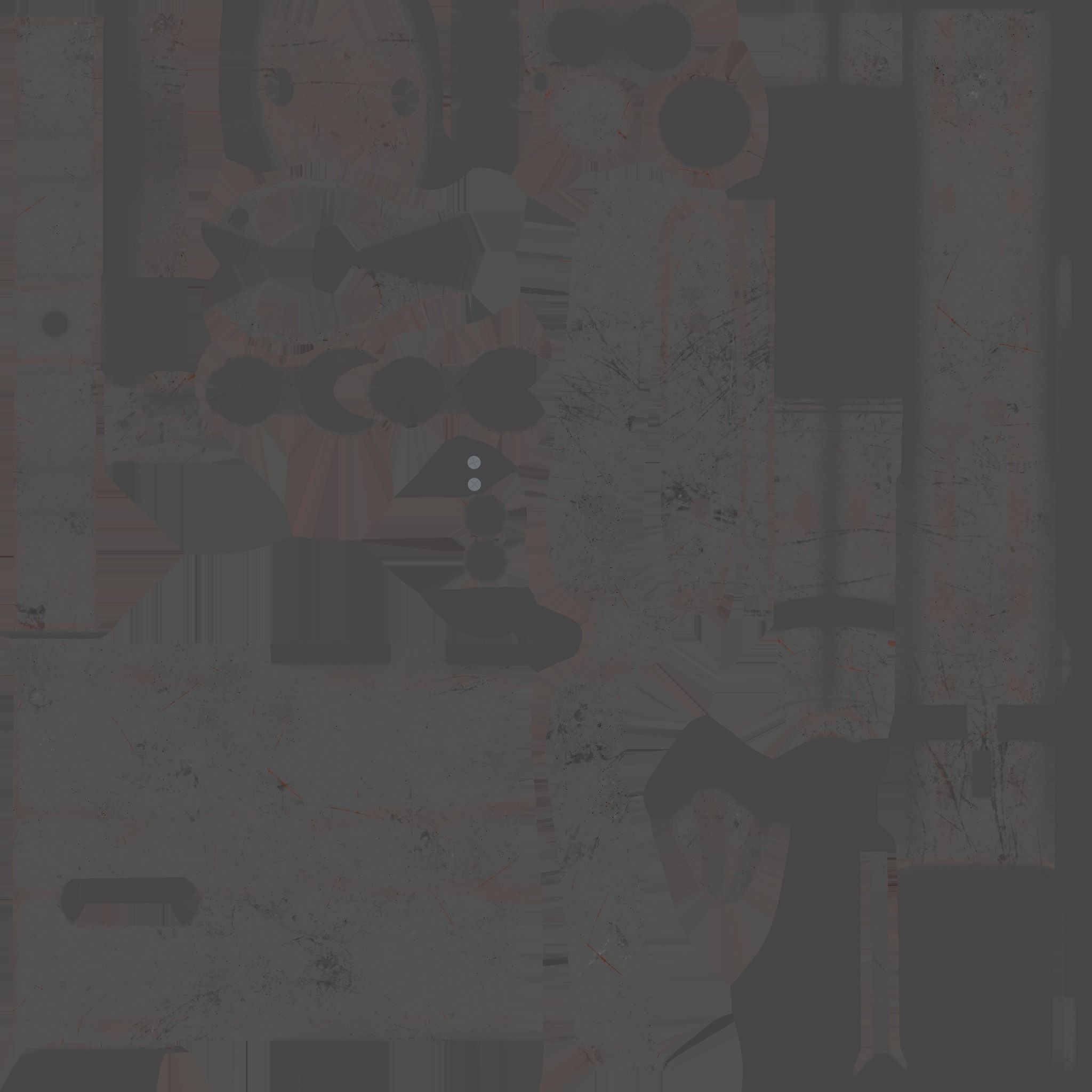 SHOTGUN WEAPON Low-poly 3D model_6