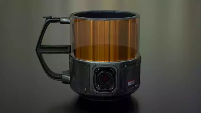 Sci Fi Mug with Camera