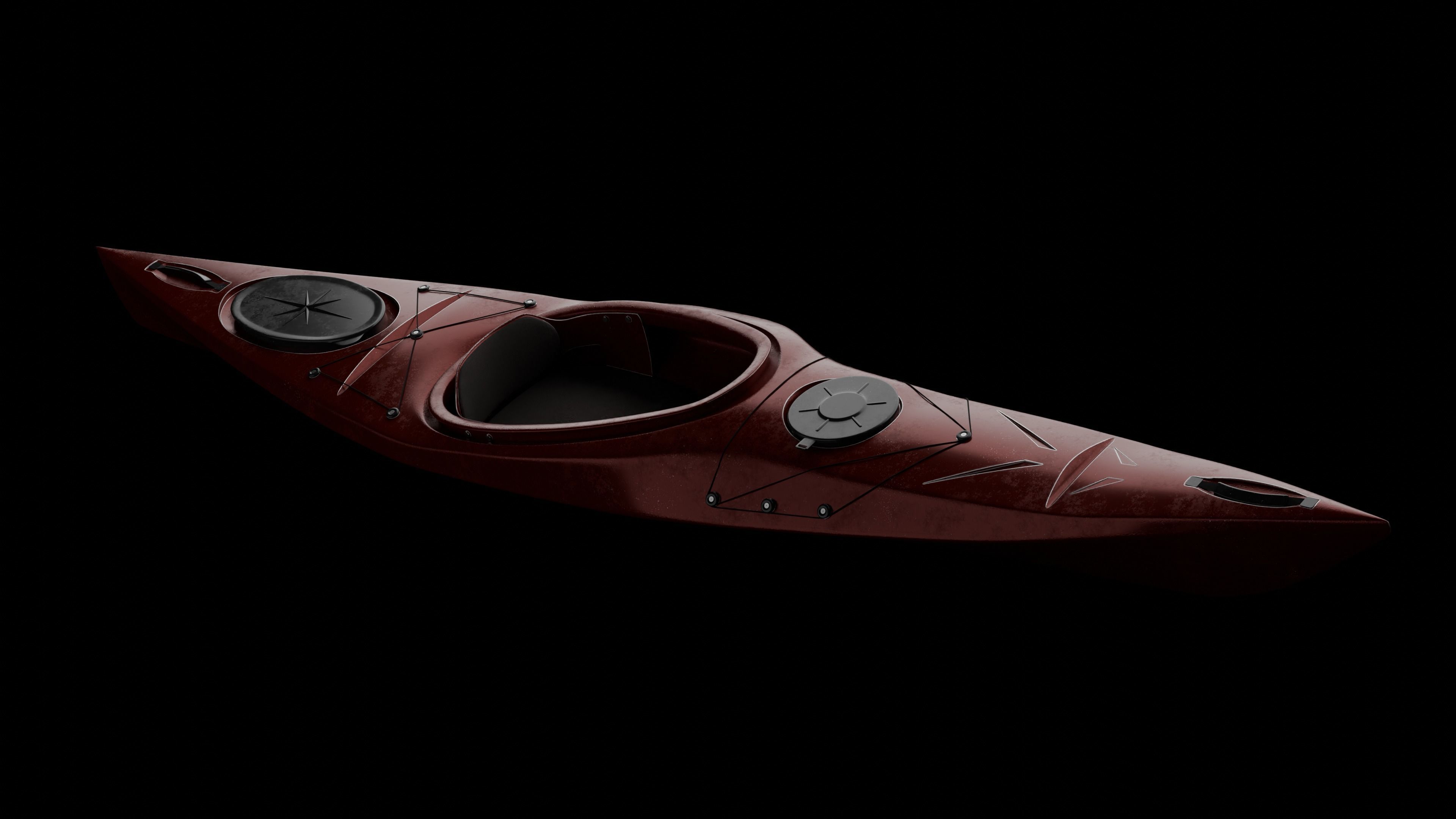 Kayak 3D-model 3D model_6