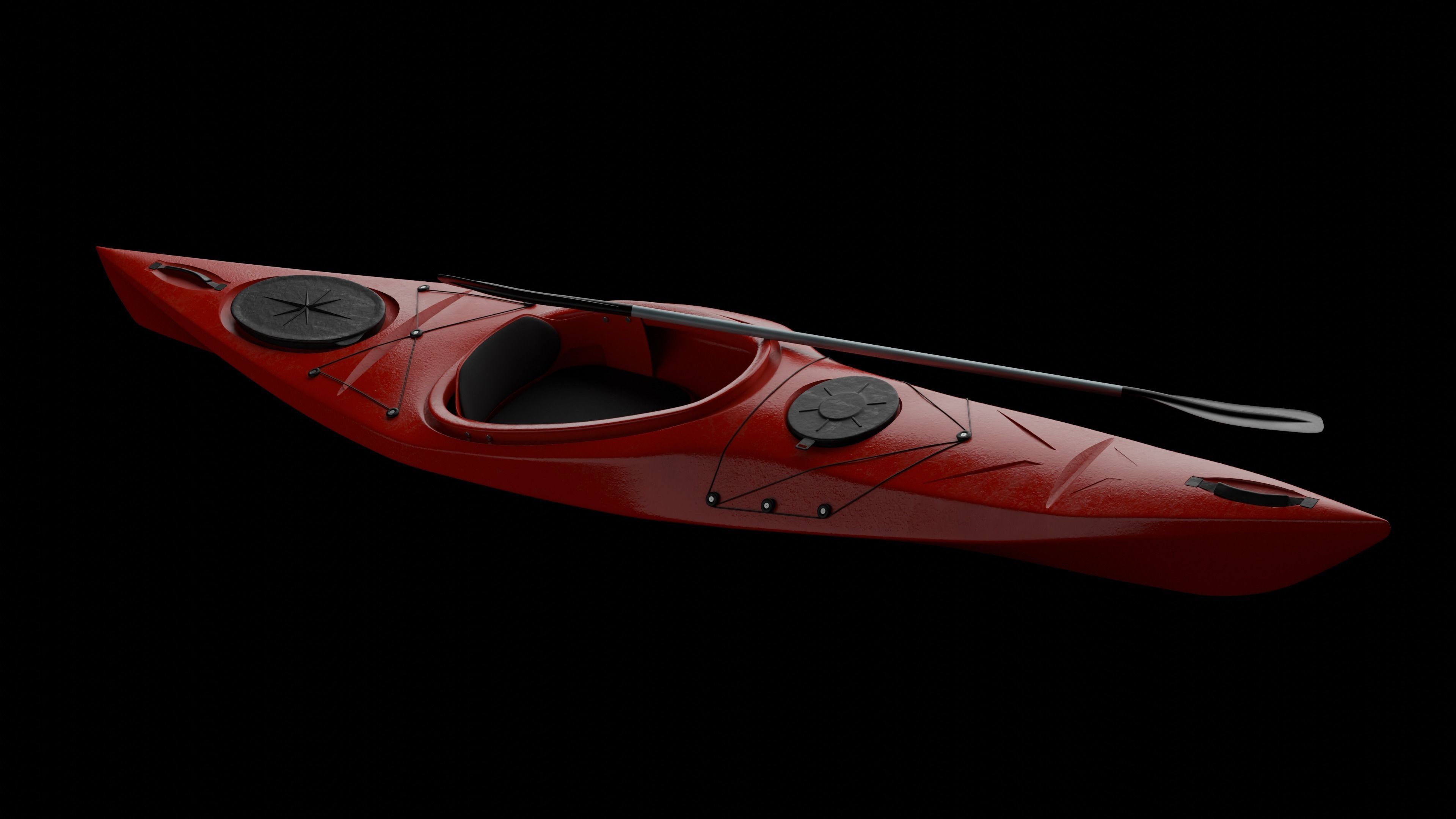 Kayak 3D-model 3D model_12