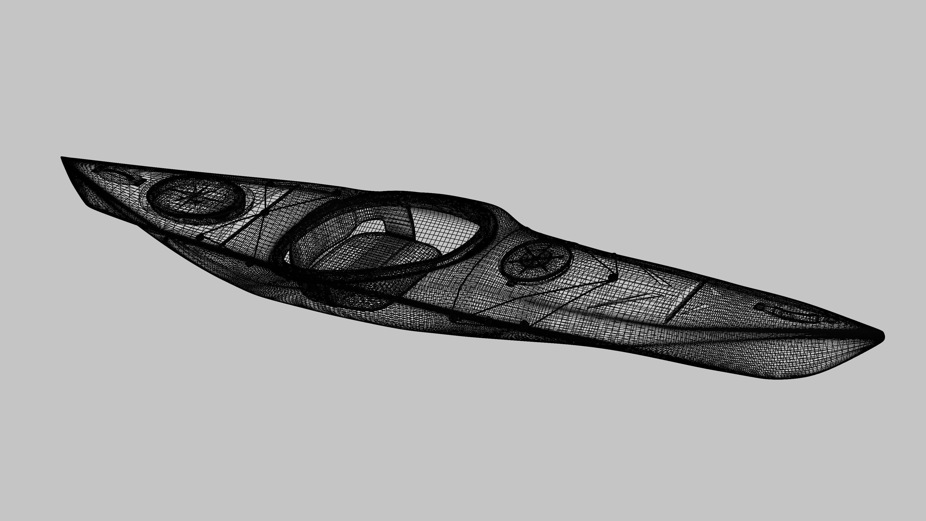 Kayak 3D-model 3D model_26