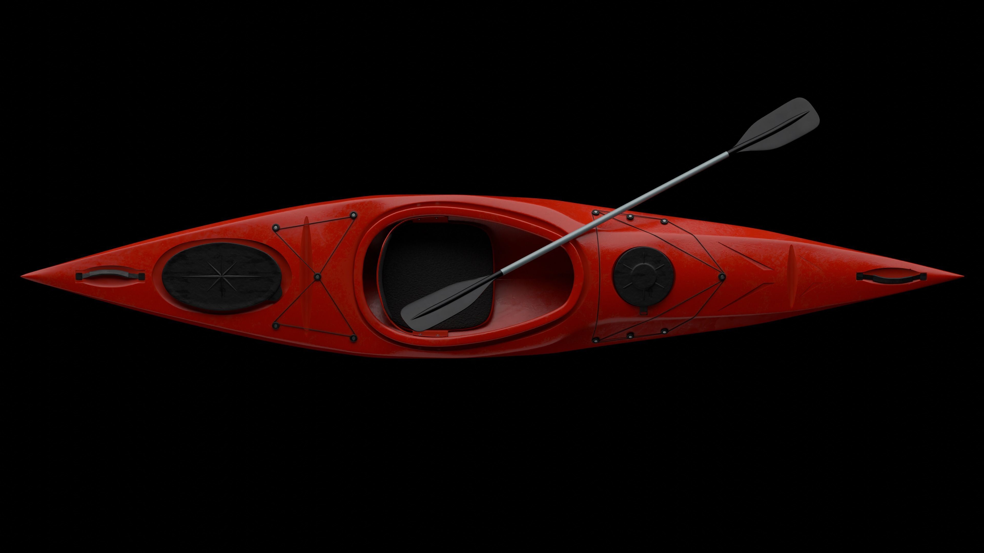 Kayak 3D-model 3D model_13