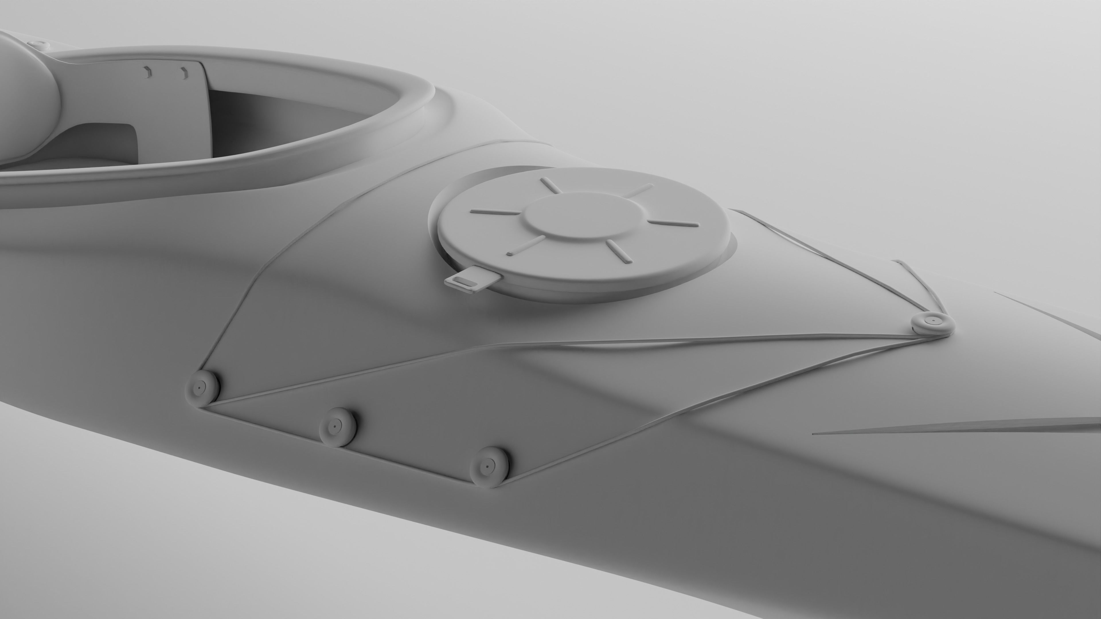 Kayak 3D-model 3D model_2