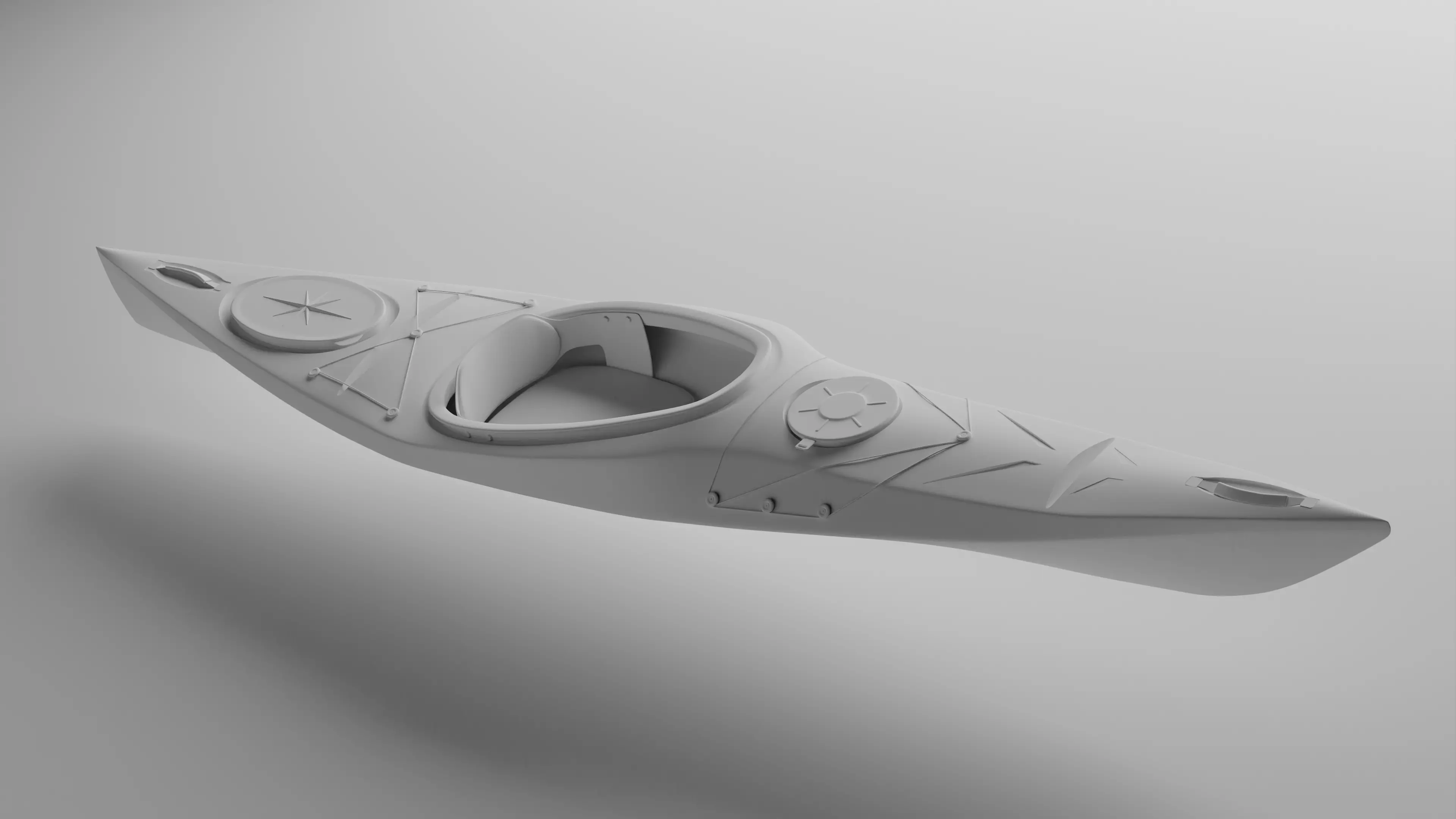 Kayak 3D-model 3D model_0