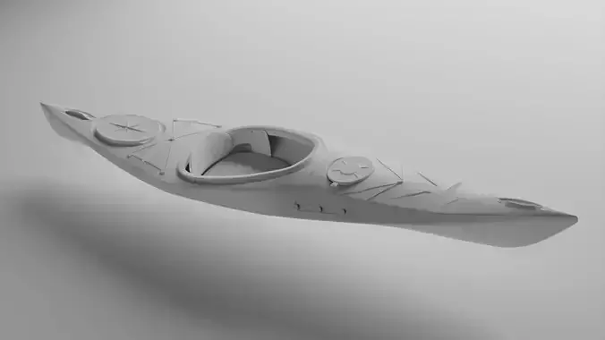 Kayak 3D-model  