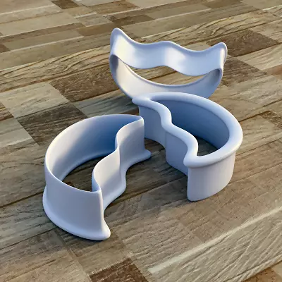 Safe Traditional Cookie Cutter - Moon2 Shape 3D print model