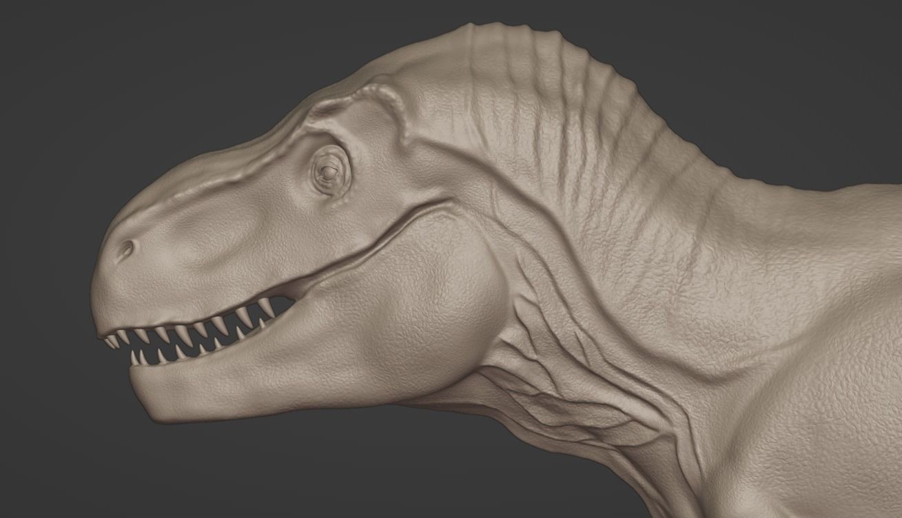 3D Print Creature T-rex 3D print model_8