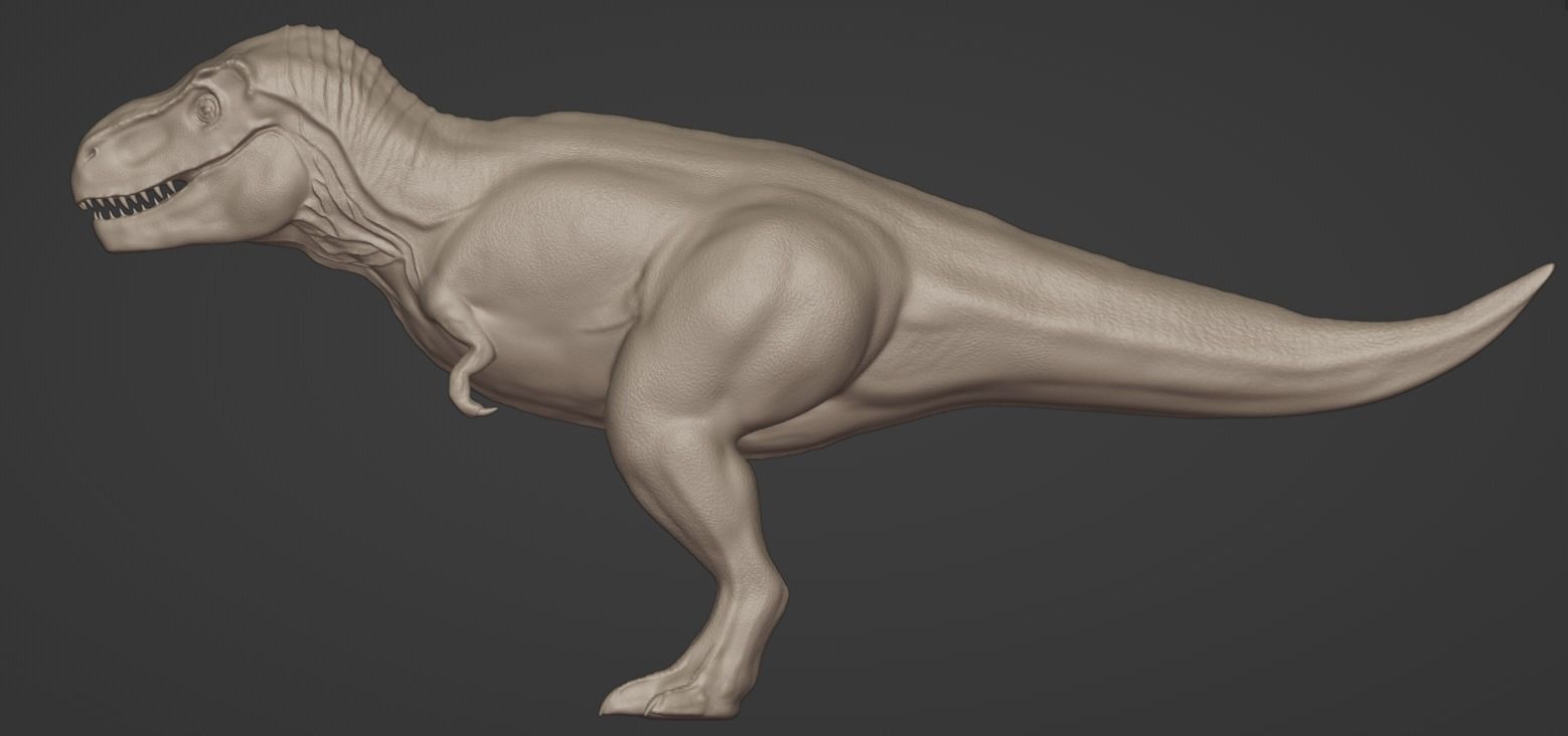 3D Print Creature T-rex 3D print model_3