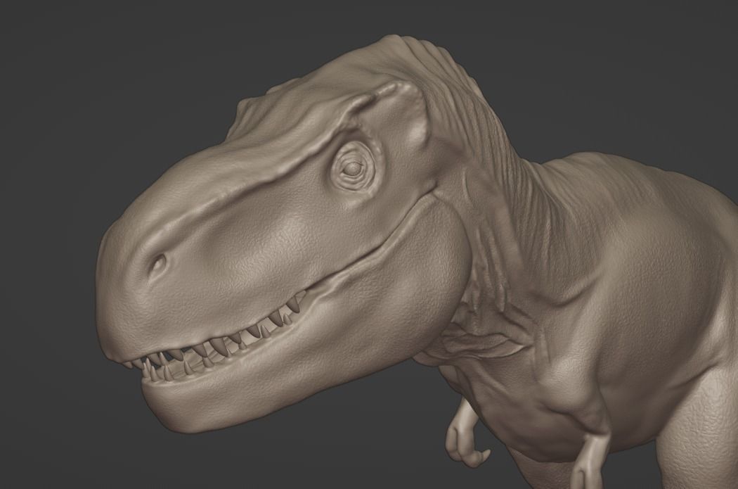 3D Print Creature T-rex 3D print model_2