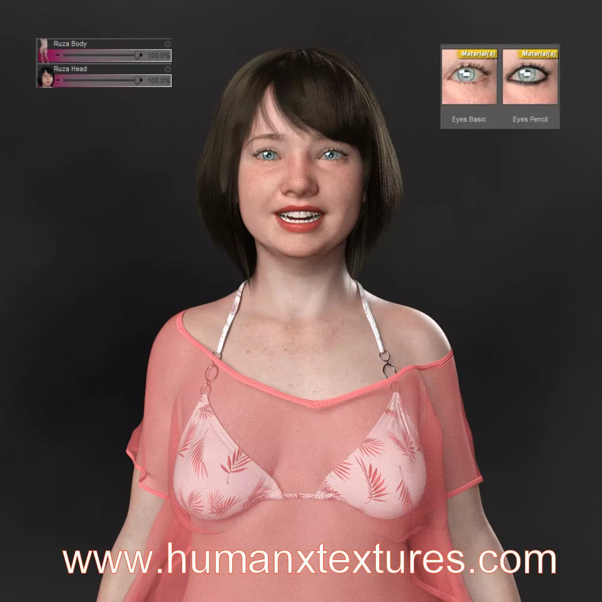 Ruza High Quality Textures for G8 Female Texture_0