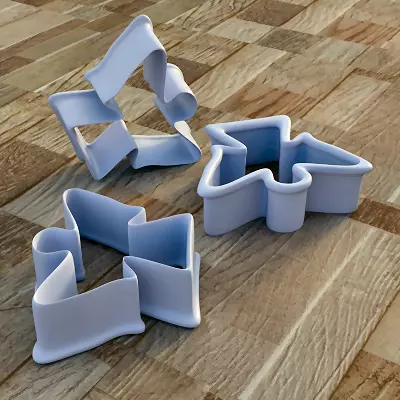 Safe Traditional Cookie Cutter - Angel Shape 3D print model