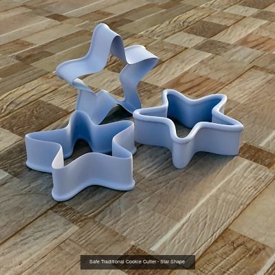 Safe Traditional Cookie Cutters 3D Model Collection_1