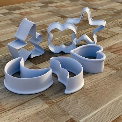 Safe Traditional Cookie Cutters 3D Model Collection_7